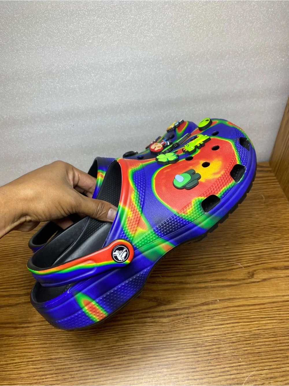 Crocs Classic Clog Solarized Tied Dye Multi Color Unisex Men’s Size 10 Women 12